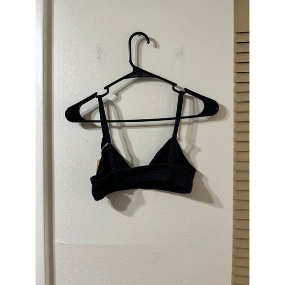New Skims Fits Everybody Triangle Bralette Size Small Onyx - Picture 8 of 9
